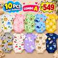 10 PCS BABY ROMPERS