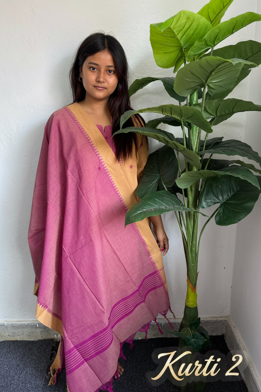 CHETTINADU KURTI (3 PCS SET )