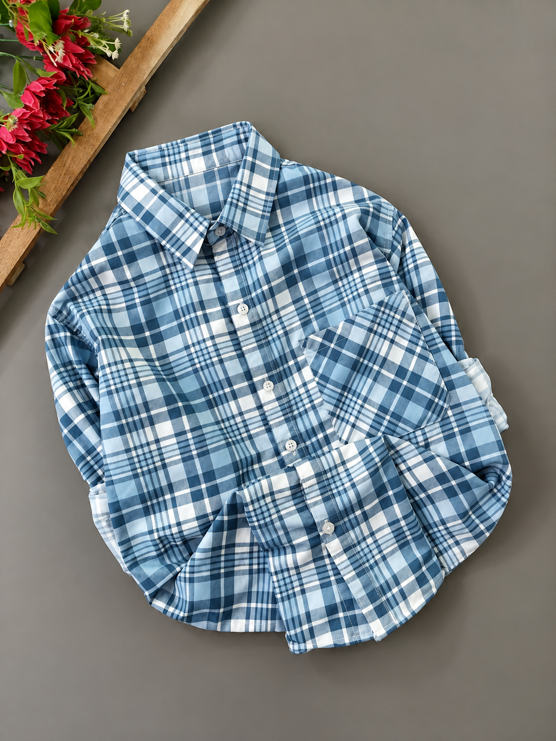2 PCS CHECKED SHIRT