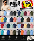 5 PCS POLO T-SHIRT COMBO