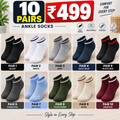 10 PAIRS ANKLE SOCKS