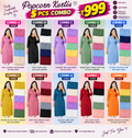 5 Pcs Popcorn Kurtis