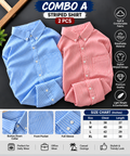 2 Pcs Striped Shirt