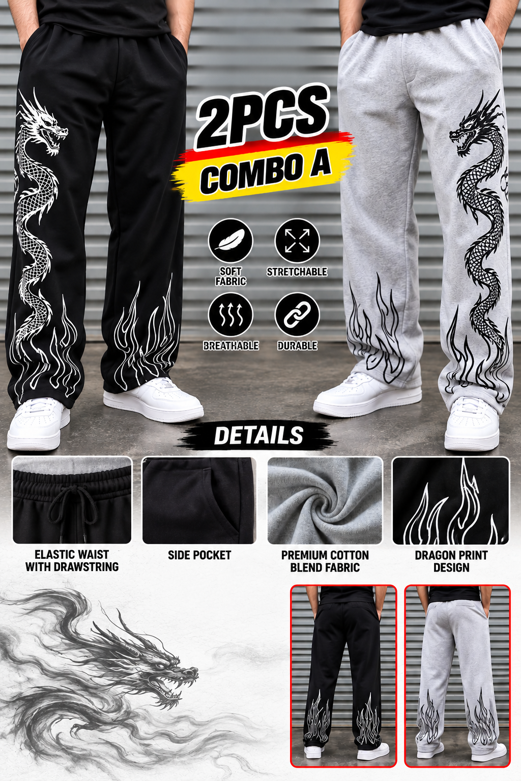 DRAGON BAGGY 2PCS 540