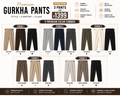 3 Gurkha Fit Premium Office Pants