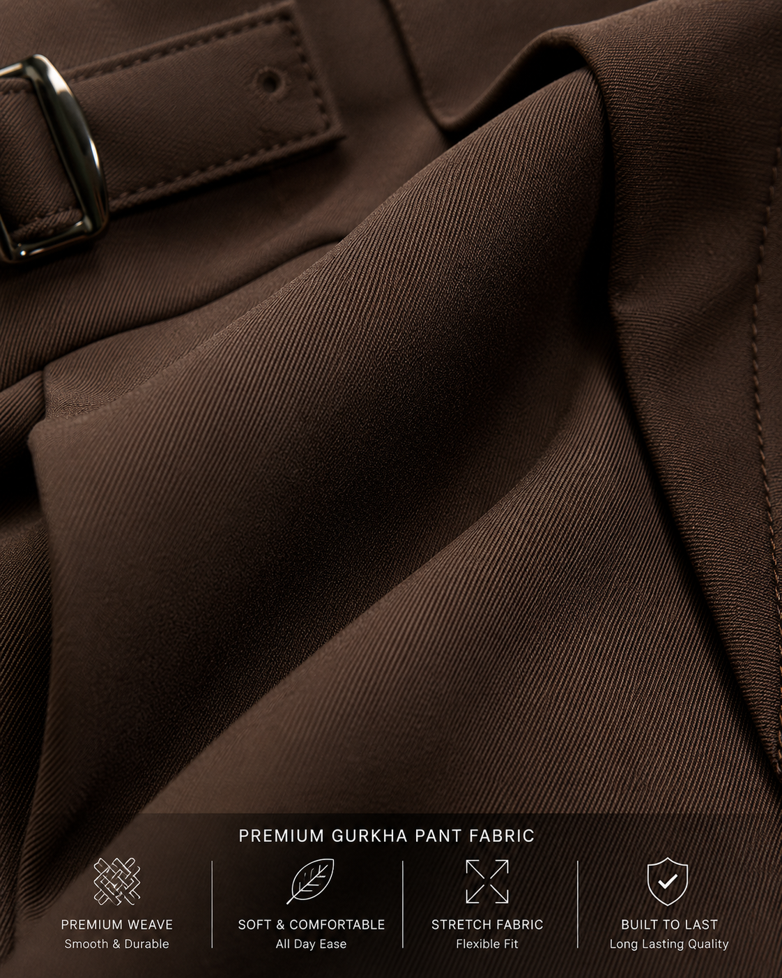 2 Gurkha Fit Premium Office Pants