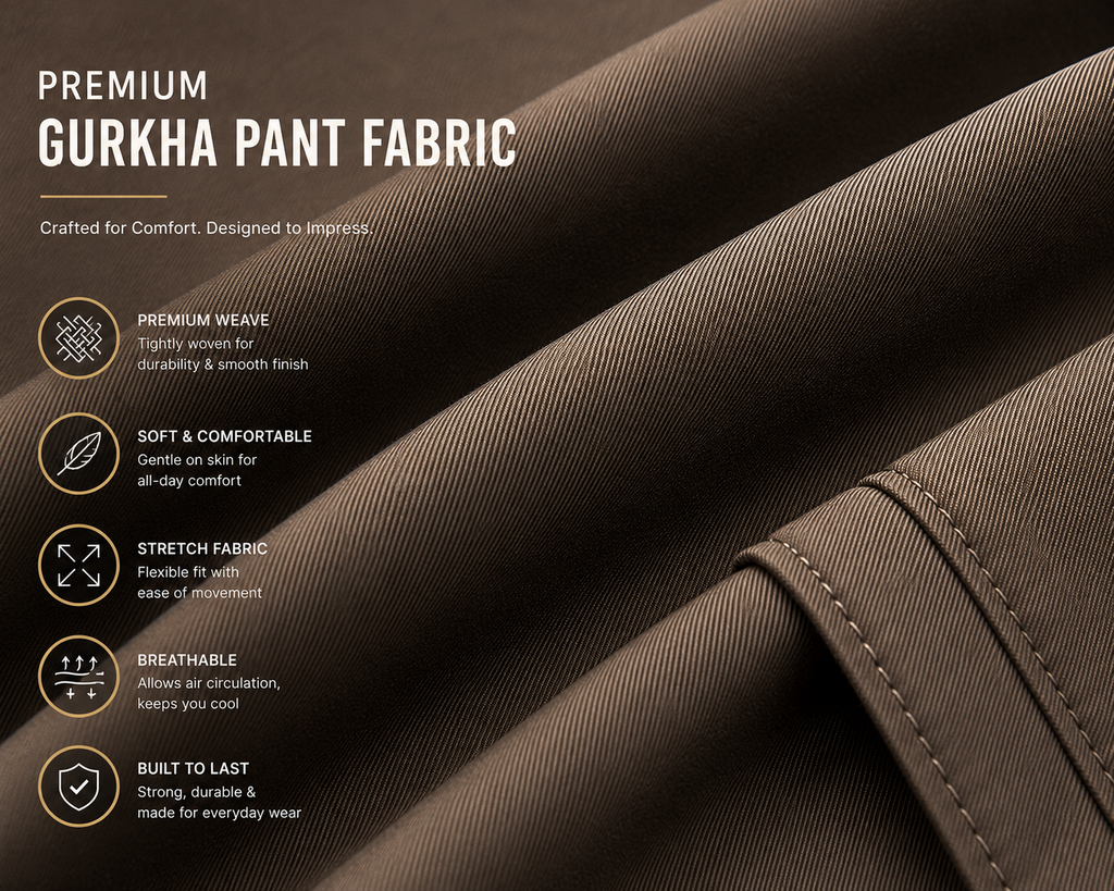 2 Gurkha Fit Premium Office Pants