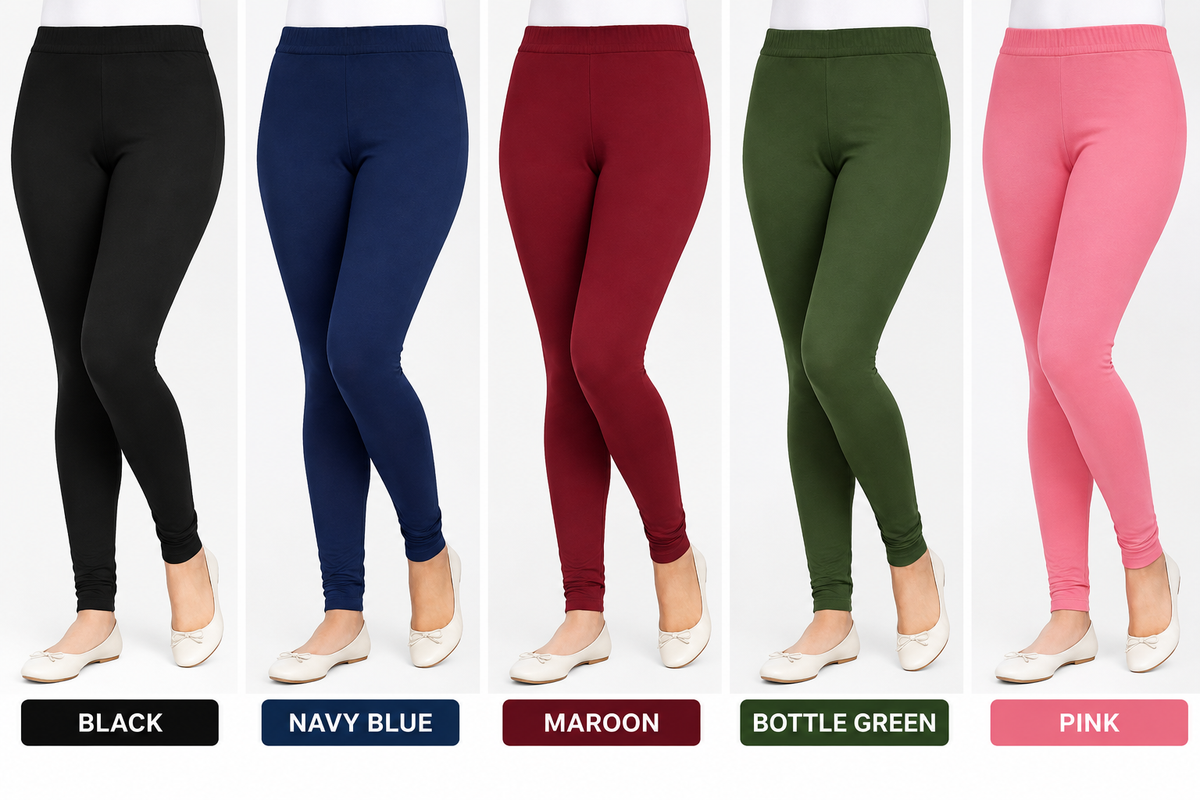 5 Pcs Leggings Combo