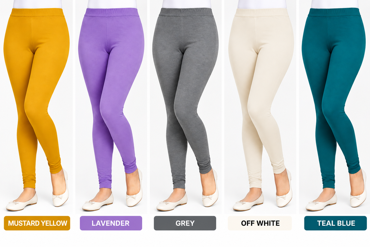5 Pcs Leggings Combo