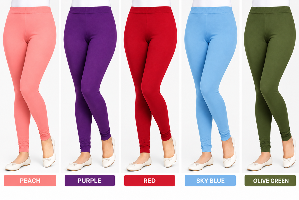 5 Pcs Leggings Combo