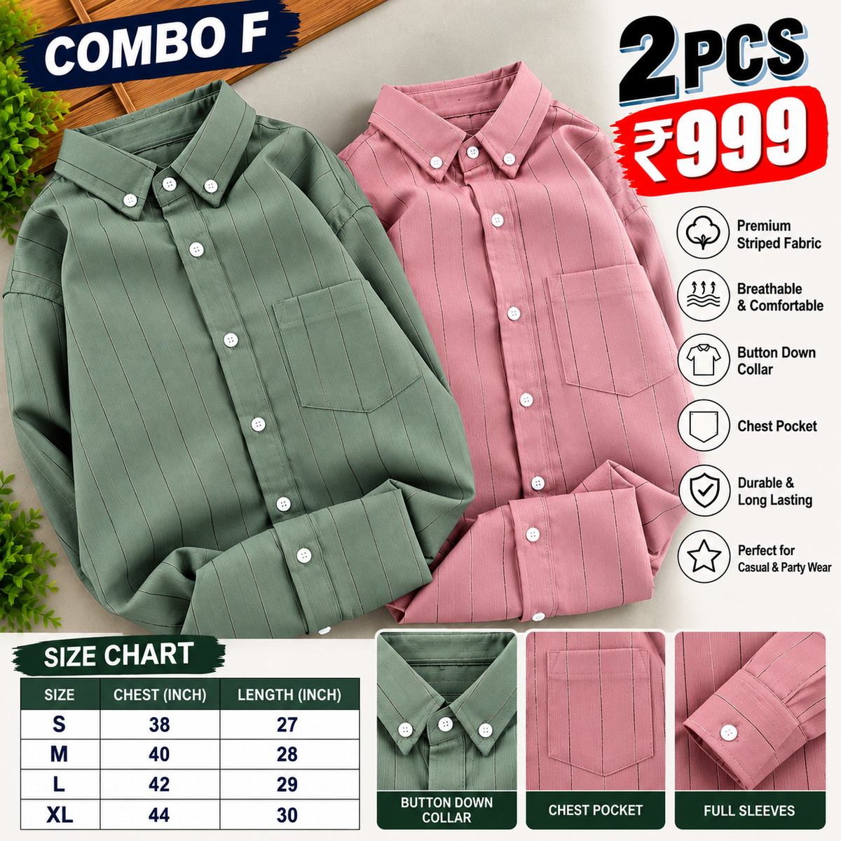 2 PCS OLD MONEY SHIRT