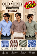 3 PCS OLD MONEY SHIRT