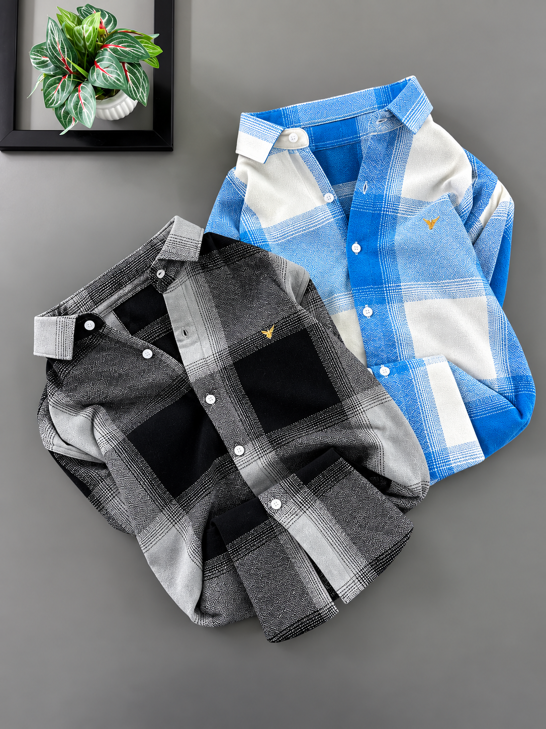 2 PCS HIGHSKY FLANNEL SHIRT