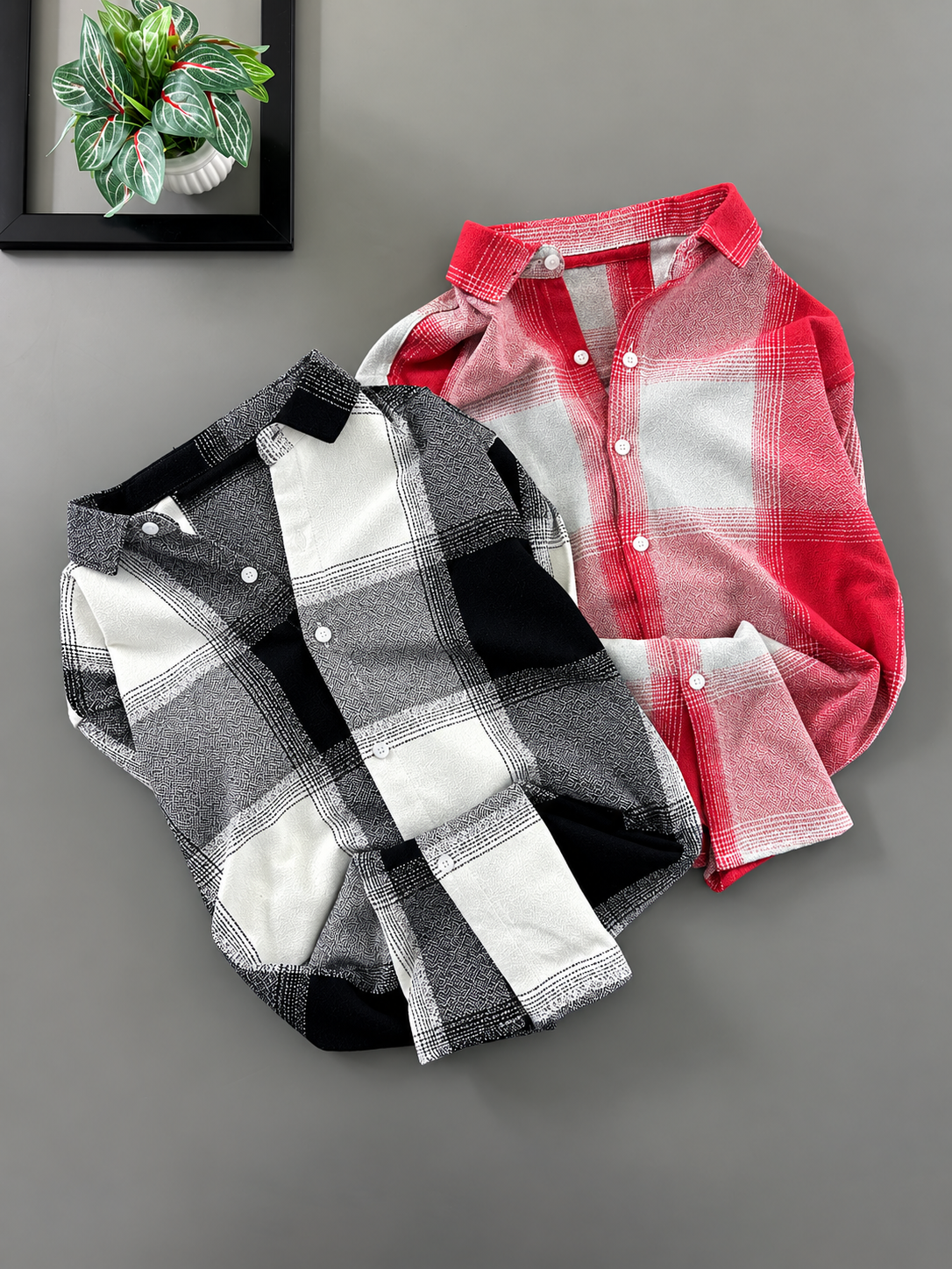 2 PCS HIGHSKY FLANNEL SHIRT