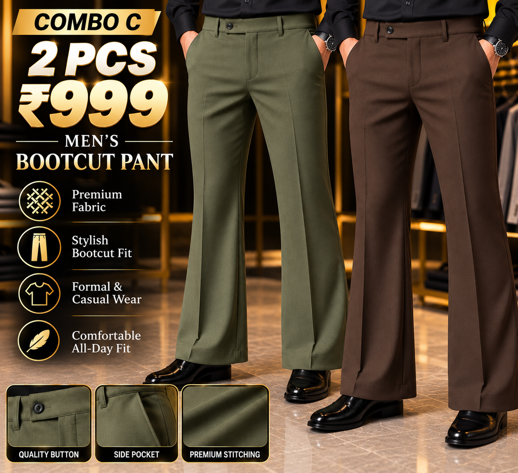 2PCS BOOTCUT PANT