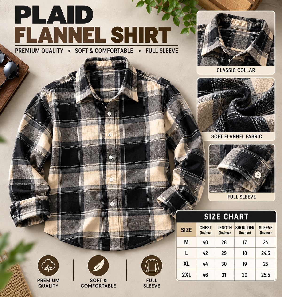 HIGHSKY FLANNEL SHIRT