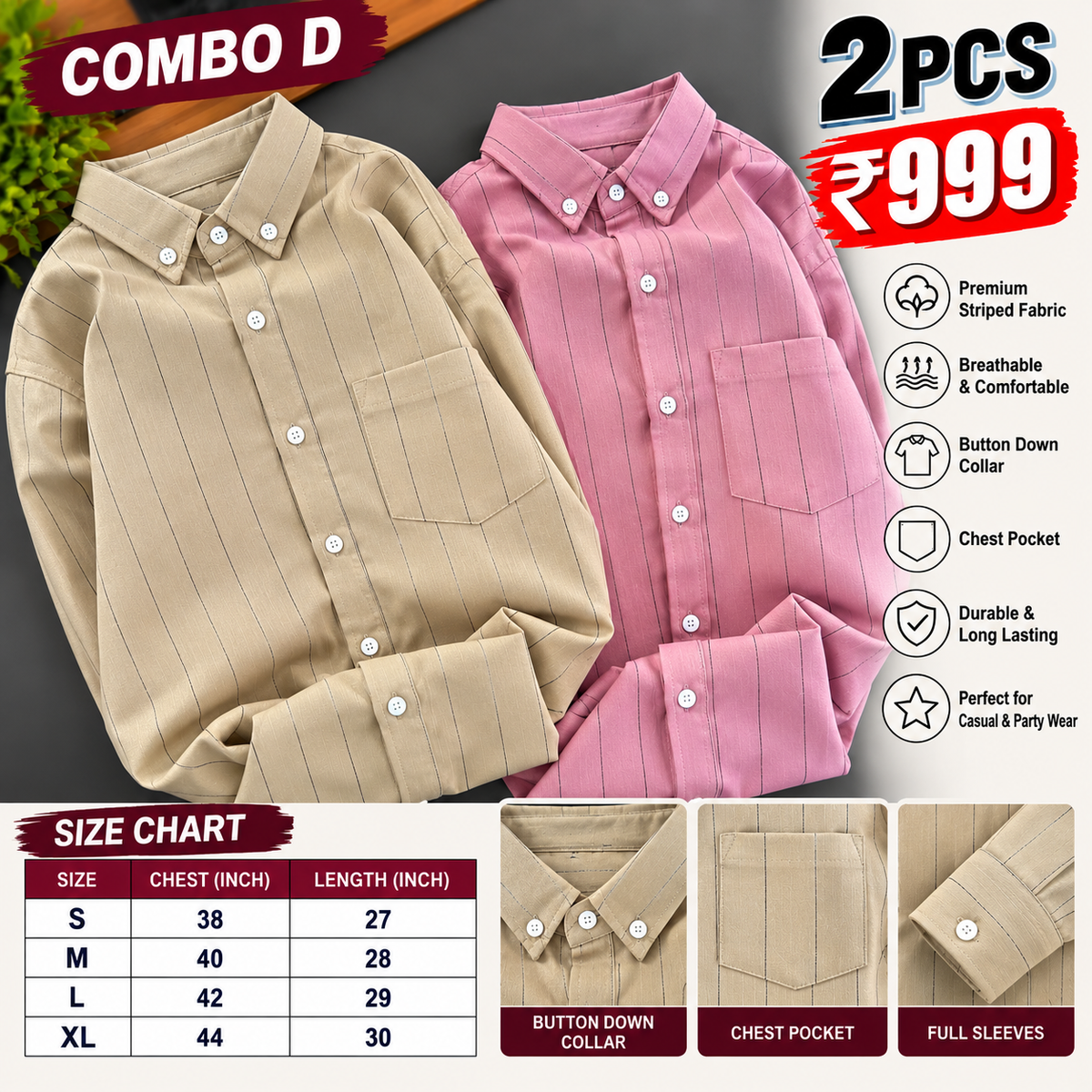 2 PCS OLD MONEY SHIRT