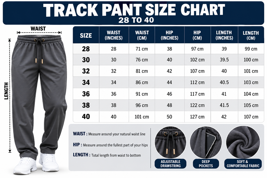 6 PCS TRACK PANT