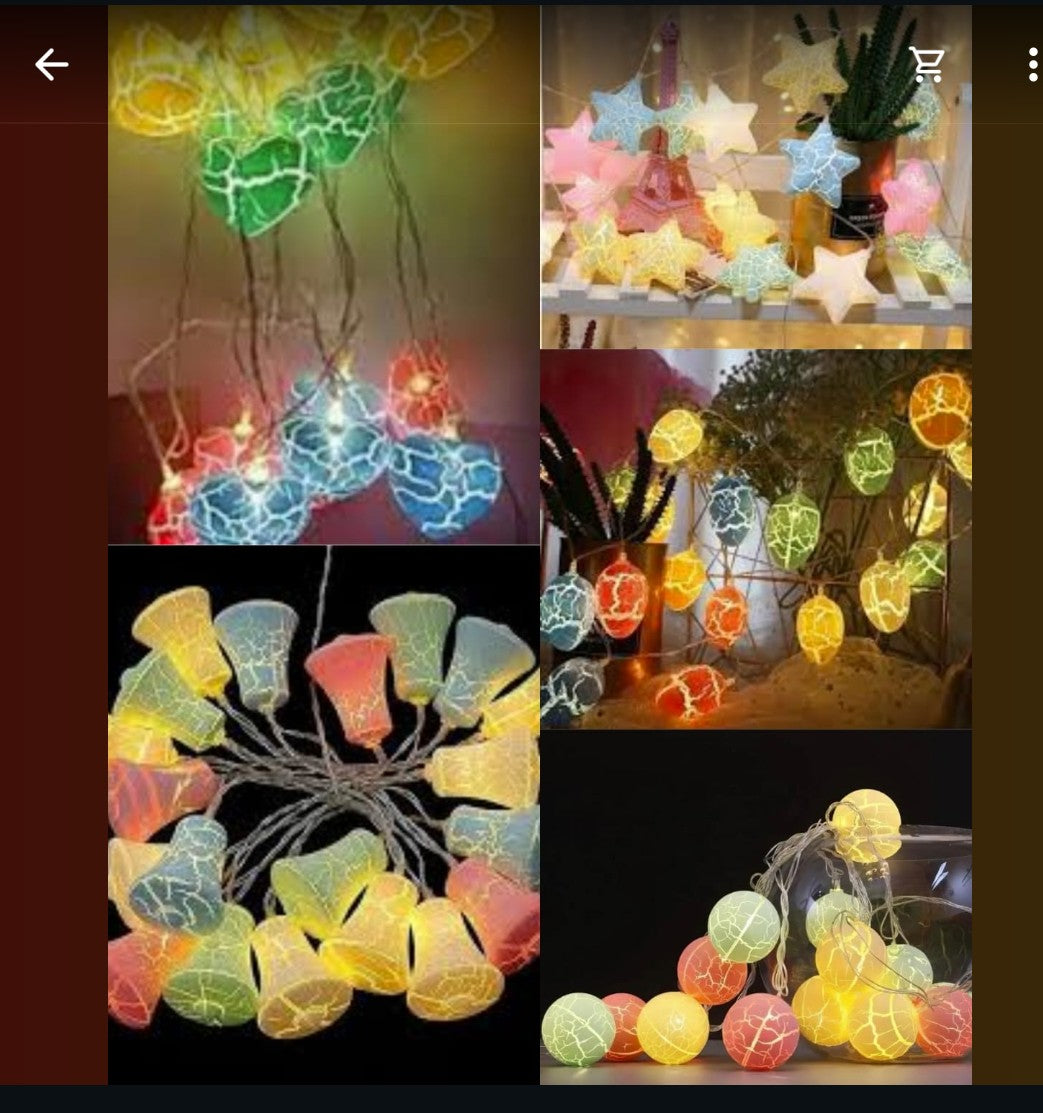 CRACKLE LIGHT (14 LED) (RANDOM DESIGN)