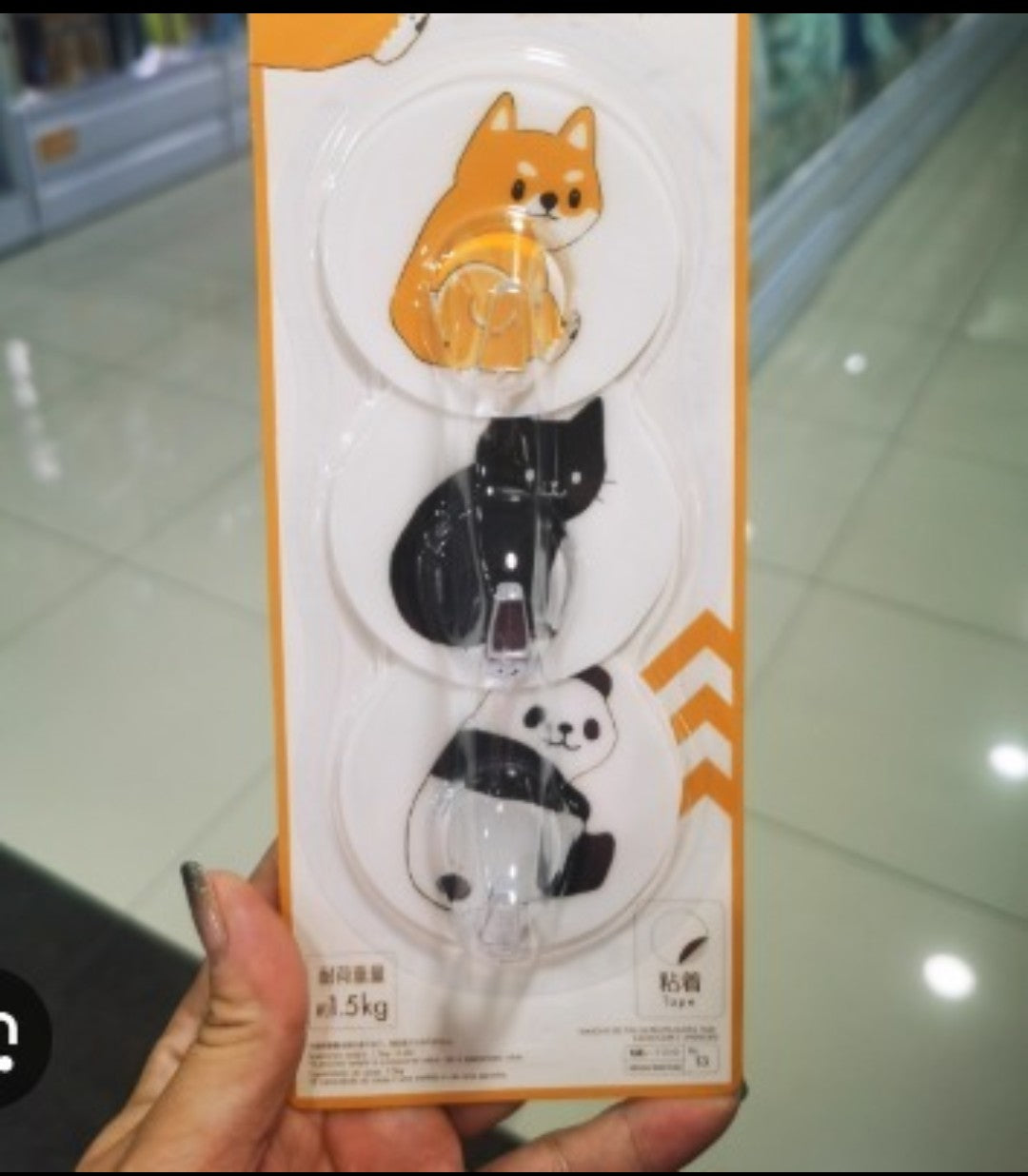 WALL HOOK 3 PC SET