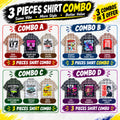 3 PIECES BOXY SHIRTS