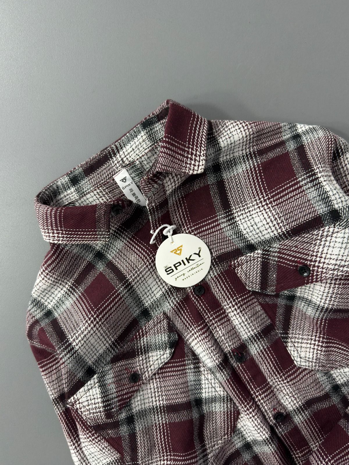 2 Pcs Checked Flannel Shirt