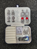 10 PC JHUMKA SET WITH JEWELLERY BOX