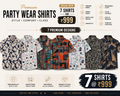 Party wear shirts -7 pcs