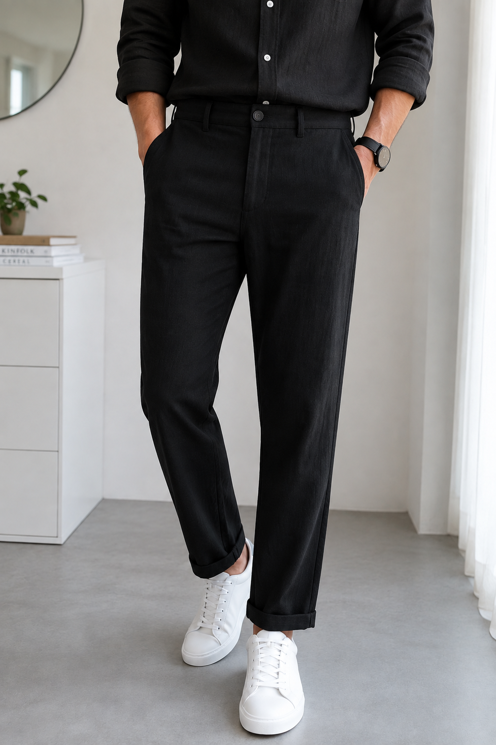 2 premium linen formal pants
