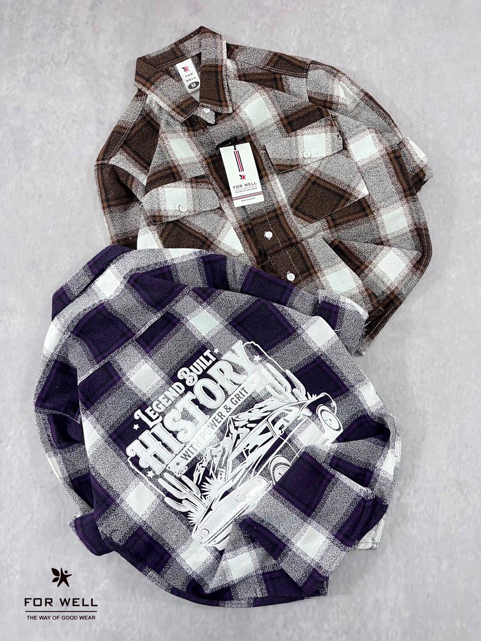 2 premium Metro checked shirts