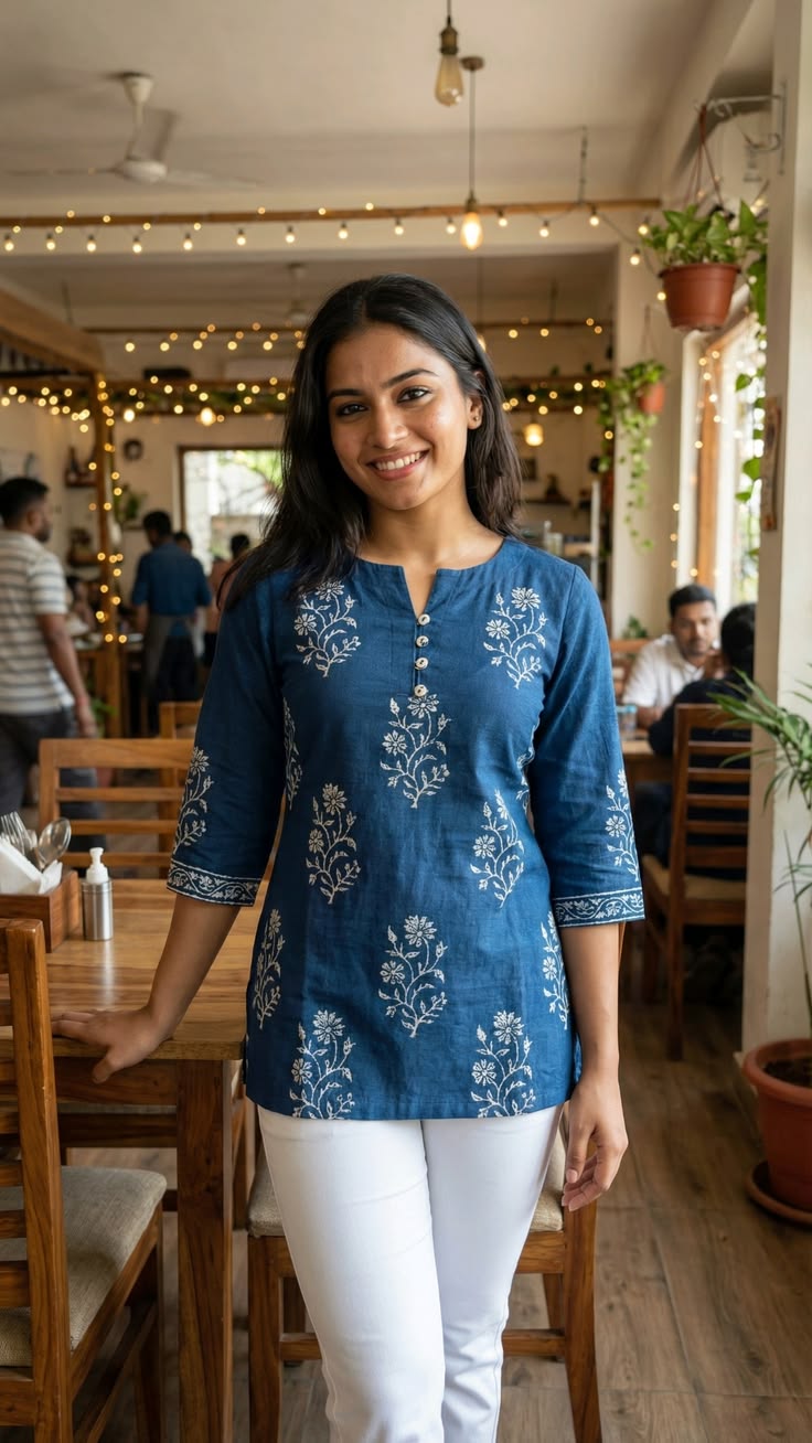 4 pcs ladies short kurtis