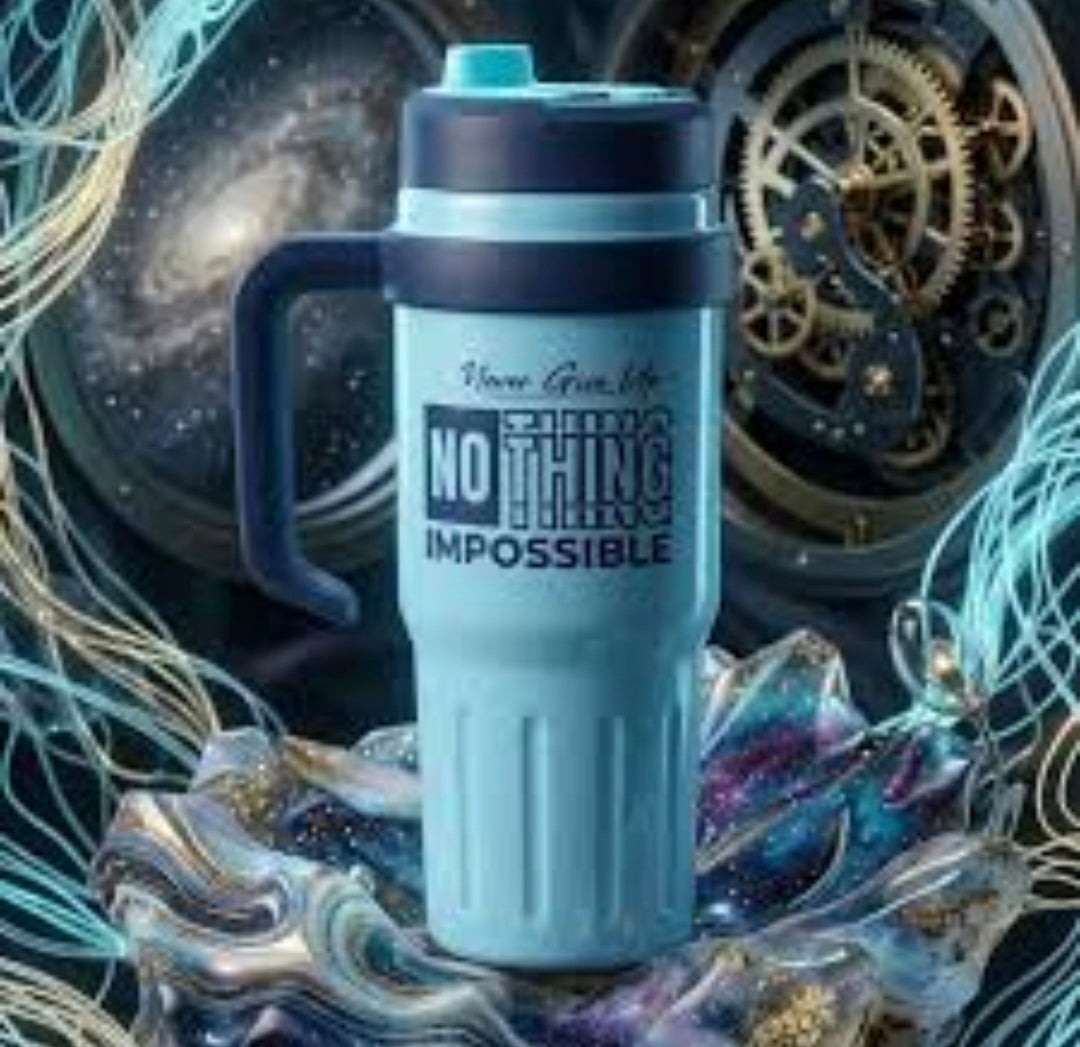 Steel tumbler