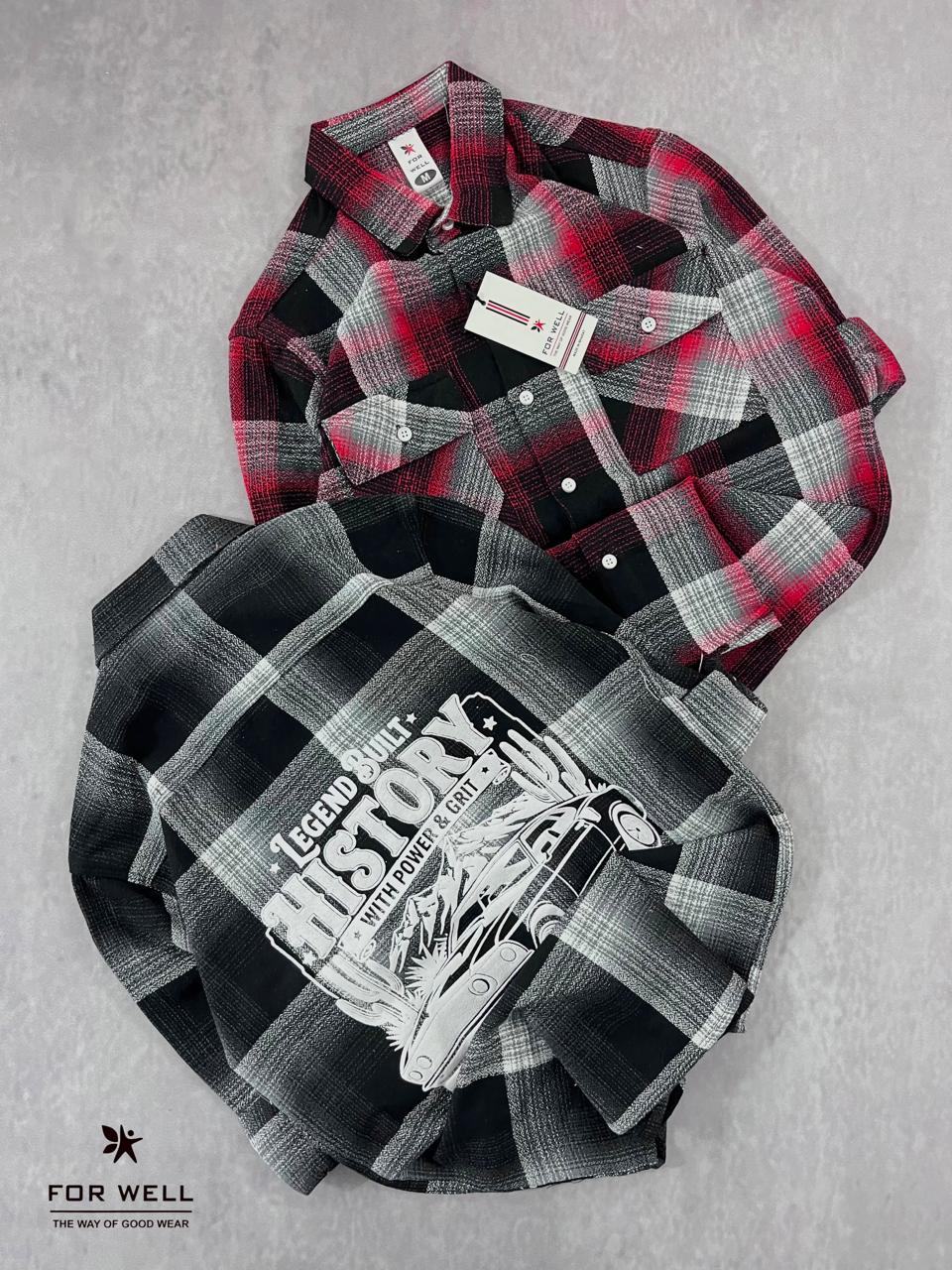 2 premium Metro checked shirts