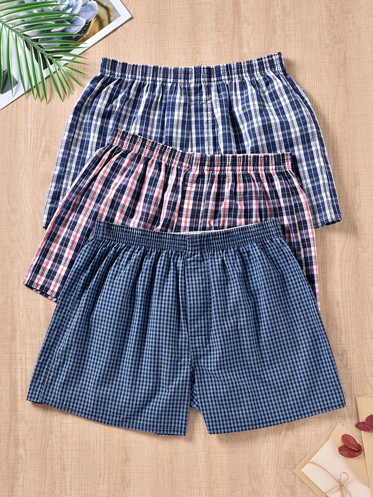 Cotton boxers- 3 pcs