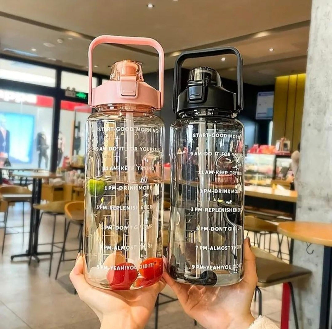 2 Littre motivational water bottle