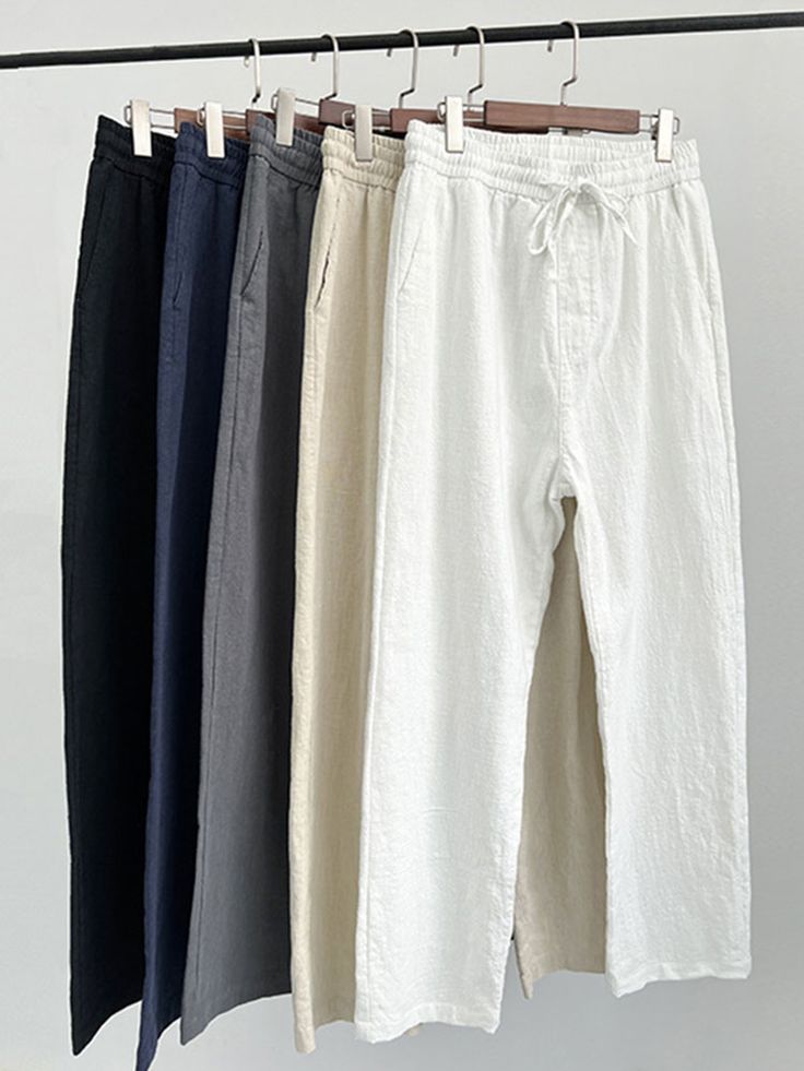 Linen pants - 2 pcs combo