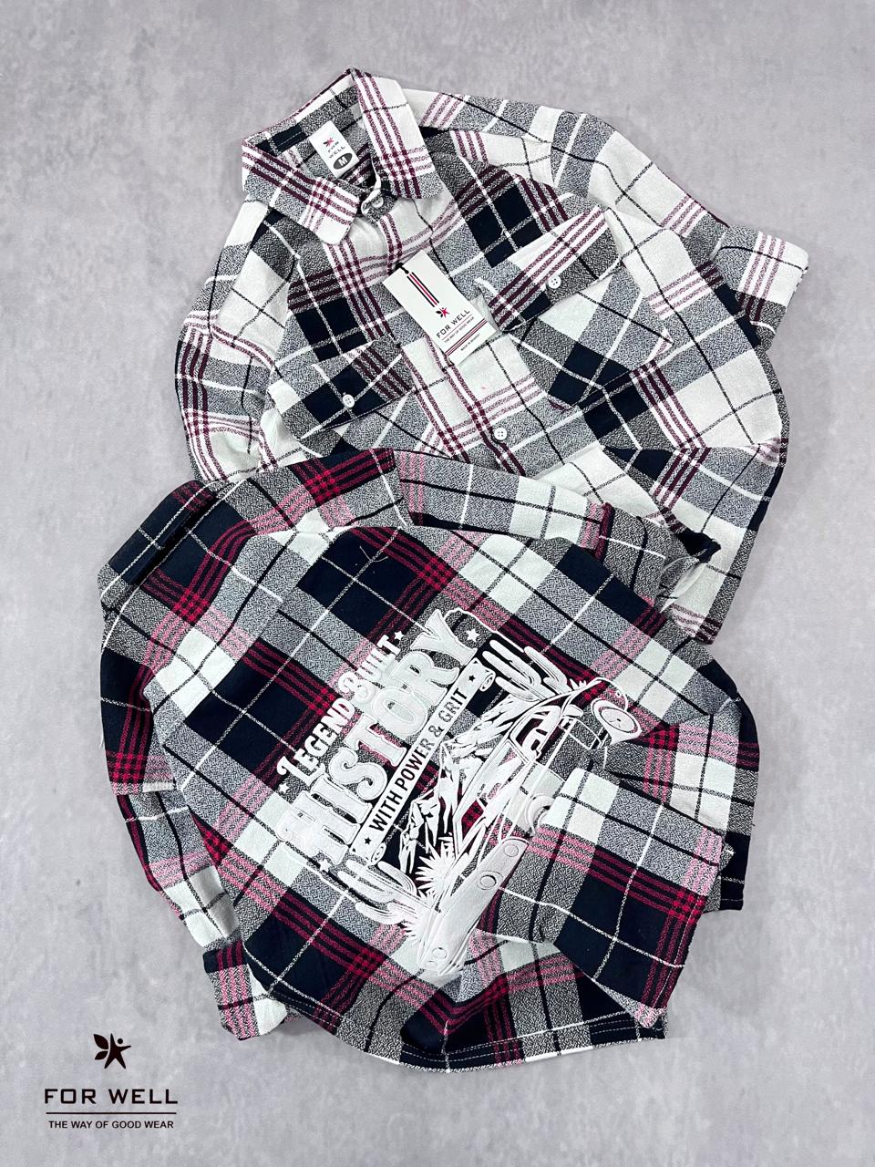 2 premium Metro checked shirts