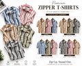 Zipper t- shirt 3 pcs