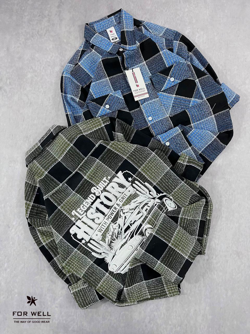 2 premium Metro checked shirts