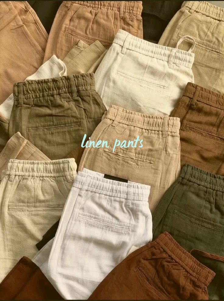Linen pants - 2 pcs combo