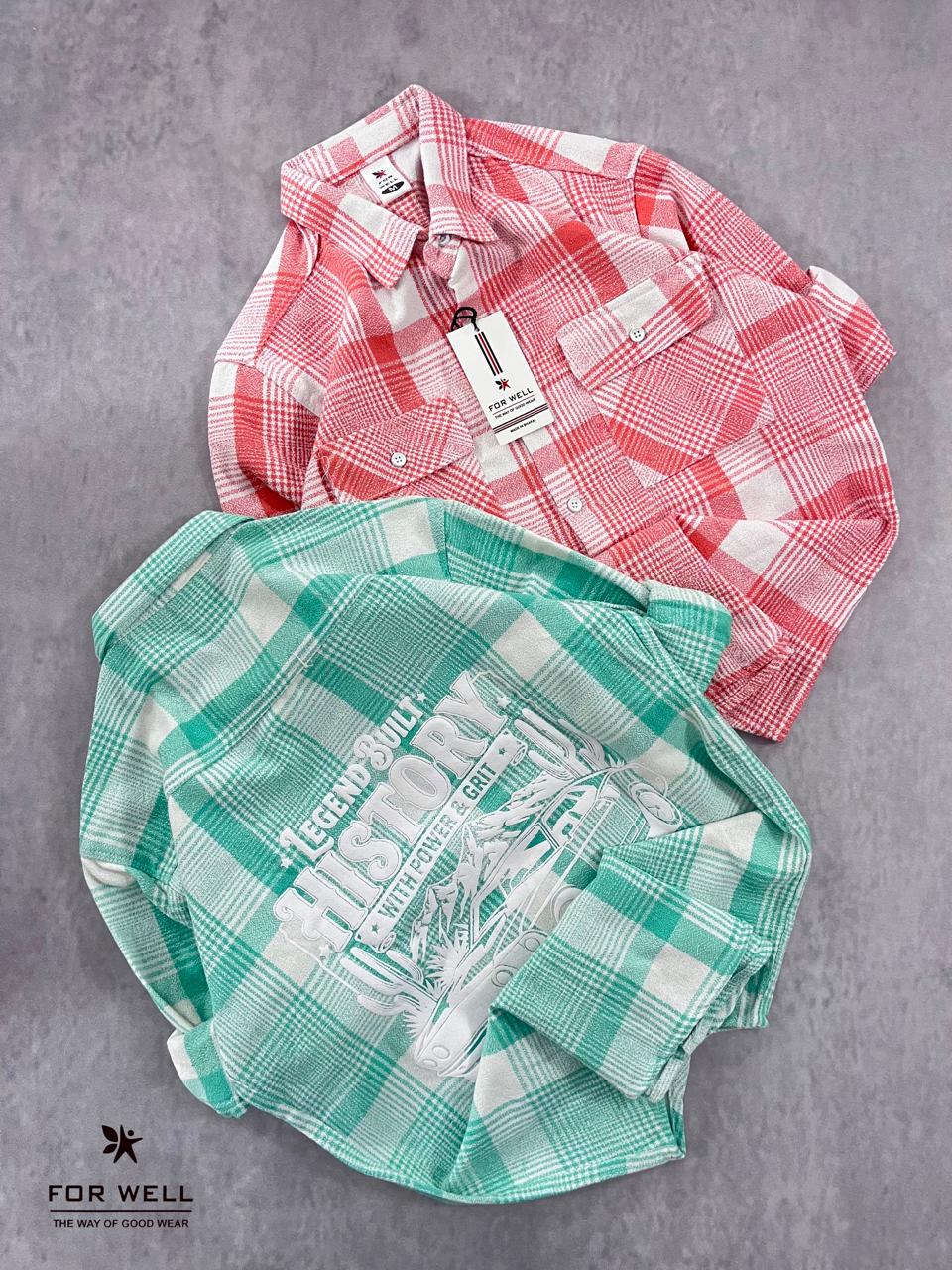 2 premium Metro checked shirts